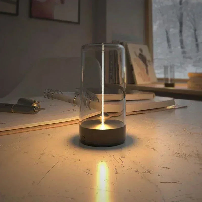 LUMOTECH™ Portable Quantum Magnetic Ambient Light – Type-C Rechargeable Eye-Care LED Lamp for Bedroom, Study, Camping, Holiday & Christmas Gift