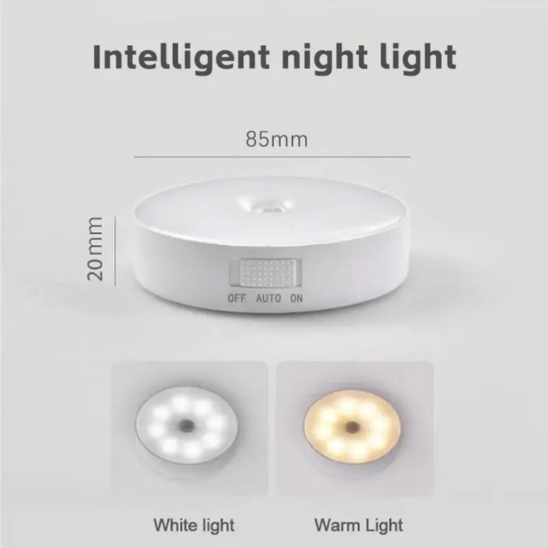 LUMOTECH Smart LED Night Light β Sensor Activated, Magnetic & Rechargeable
