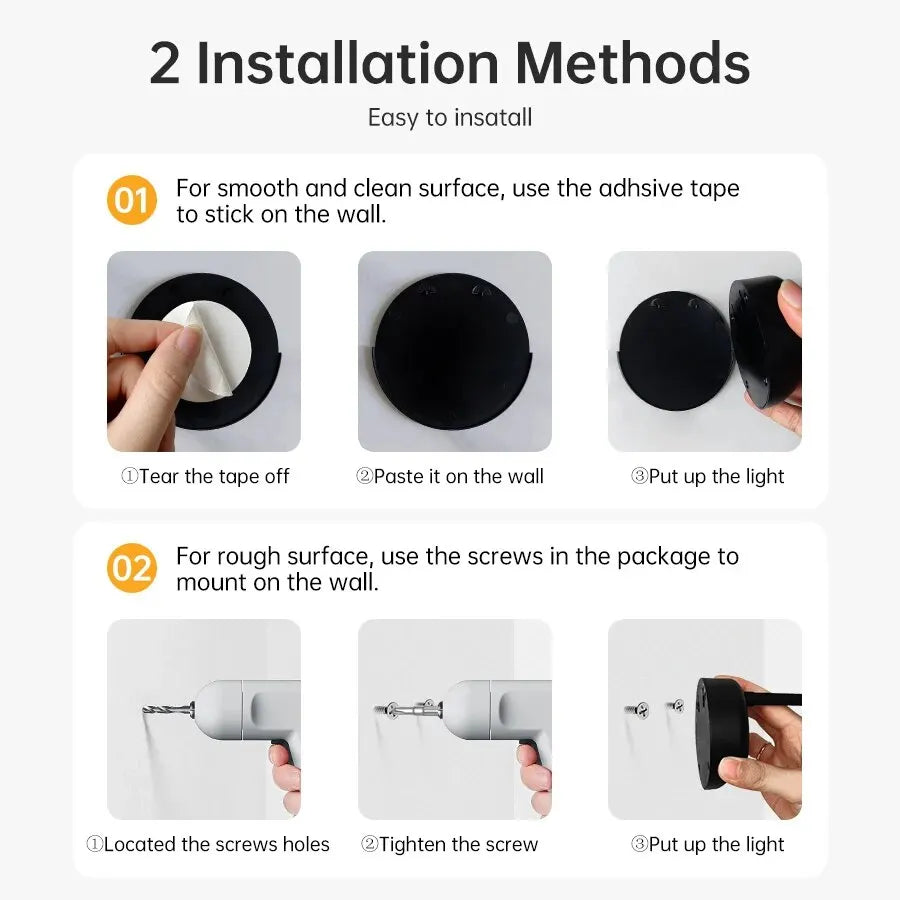 LUMOTECH™ Motion Sensor Night Light - Wireless USB Rechargeable LED Light for Bedroom, Kitchen, Hallway, Closet | Indoor Safety Lighting