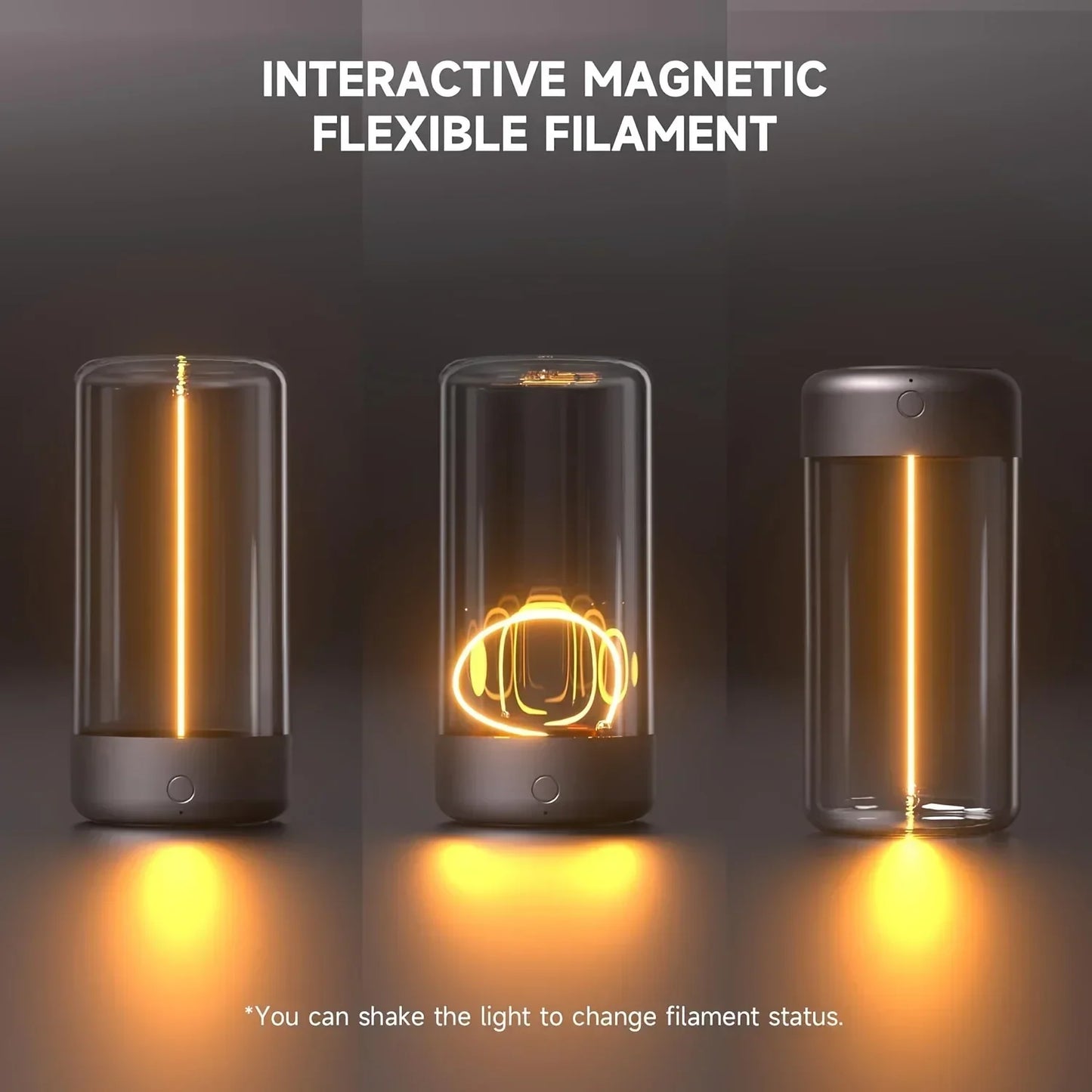 LUMOTECH™ Portable Quantum Magnetic Ambient Light – Type-C Rechargeable Eye-Care LED Lamp for Bedroom, Study, Camping, Holiday & Christmas Gift