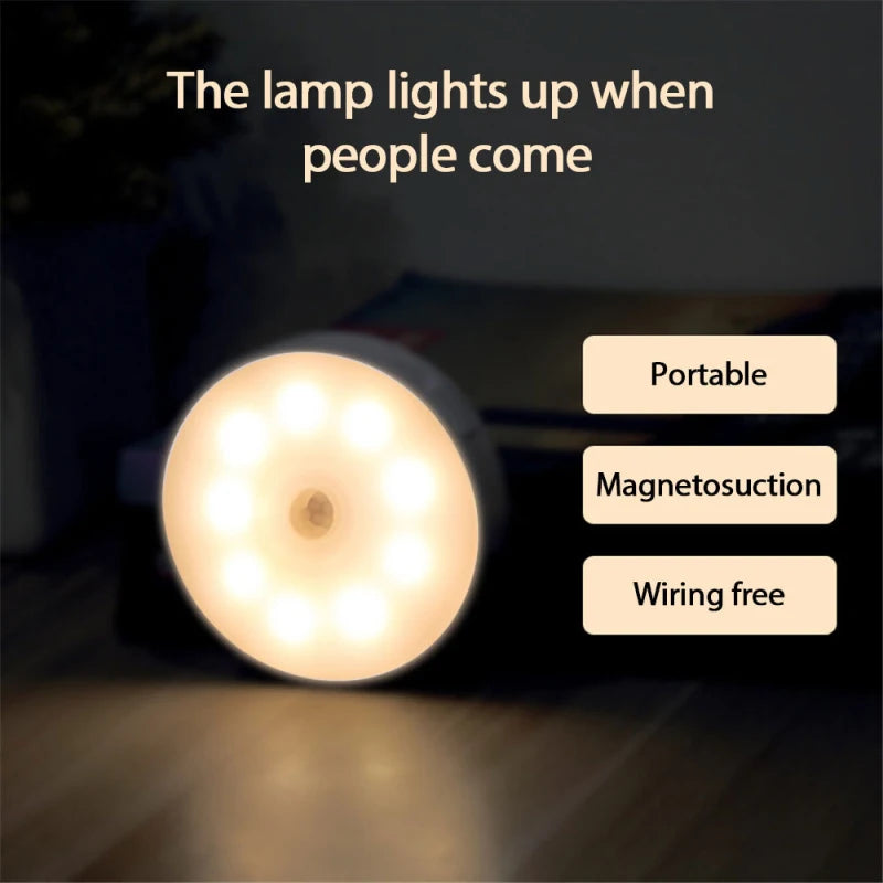 LUMOTECH Smart LED Night Light β Sensor Activated, Magnetic & Rechargeable