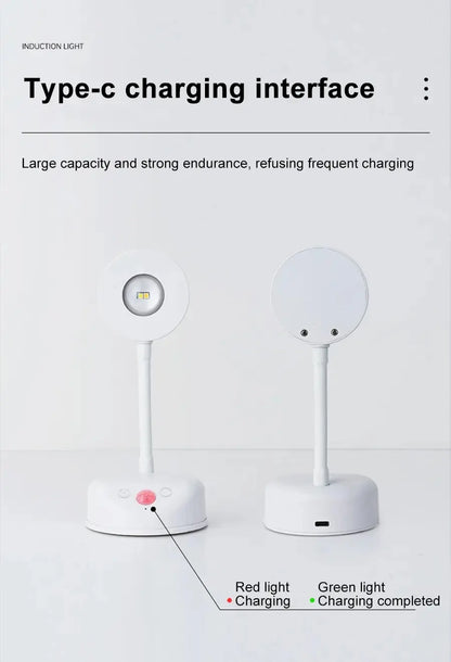 LUMOTECH™ Motion Sensor Night Light - Wireless USB Rechargeable LED Light for Bedroom, Kitchen, Hallway, Closet | Indoor Safety Lighting