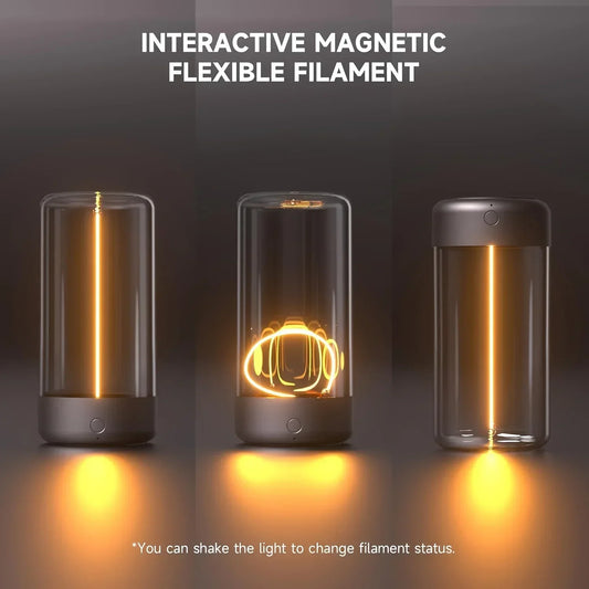 LUMOTECH™ Portable Quantum Magnetic Ambient Light – Type-C Rechargeable Eye-Care LED Lamp for Bedroom, Study, Camping, Holiday & Christmas Gift